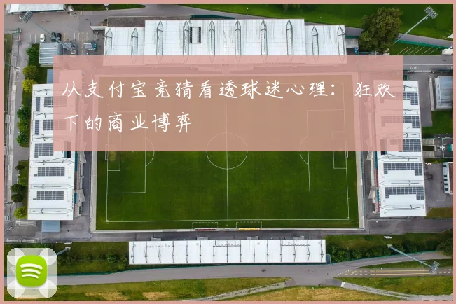 从支付宝竞猜看透球迷心理：狂欢下的商业博弈